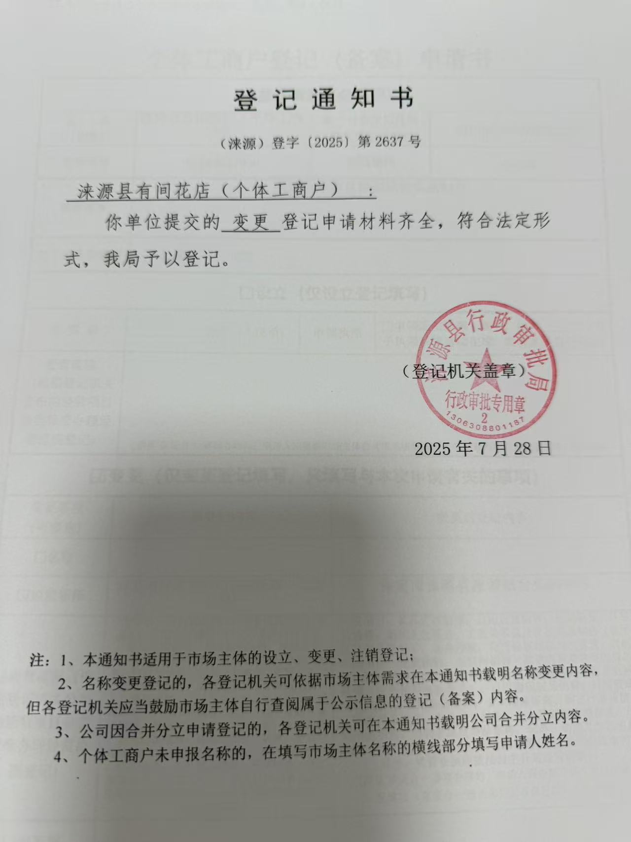 淶源縣有間花店登記通知書.jpg